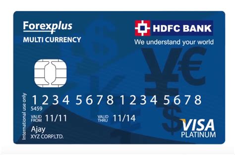 prepaid forex card hdfc